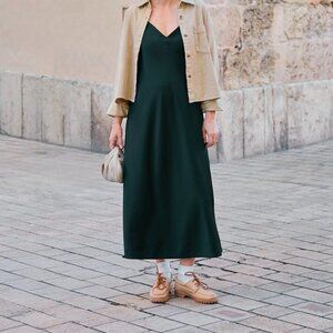 Uniqlo Satin Slip Dress